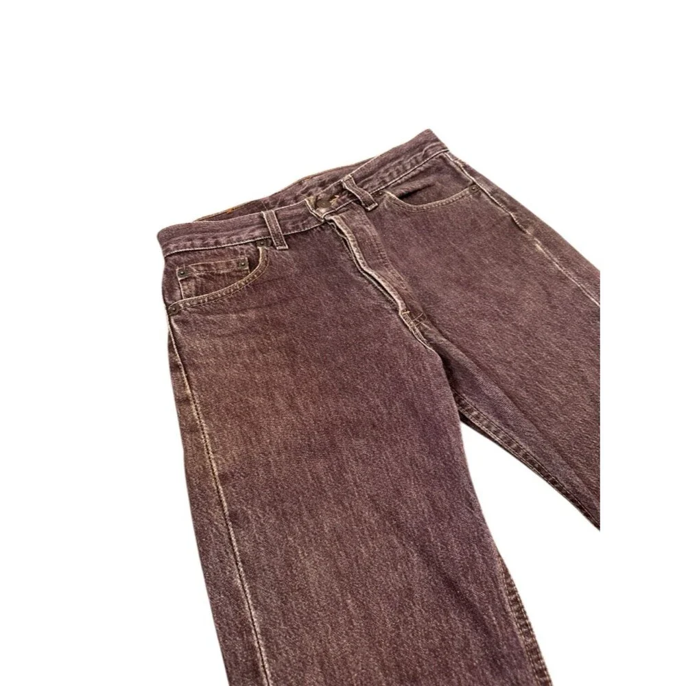 Levi's 501 vintage 90s Mad  in USA Men's Dark Brown Straight Jeans W29 L 30